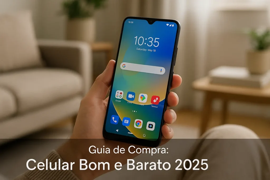 5 Celulares Bons e Baratos 2025 Bem Avaliados