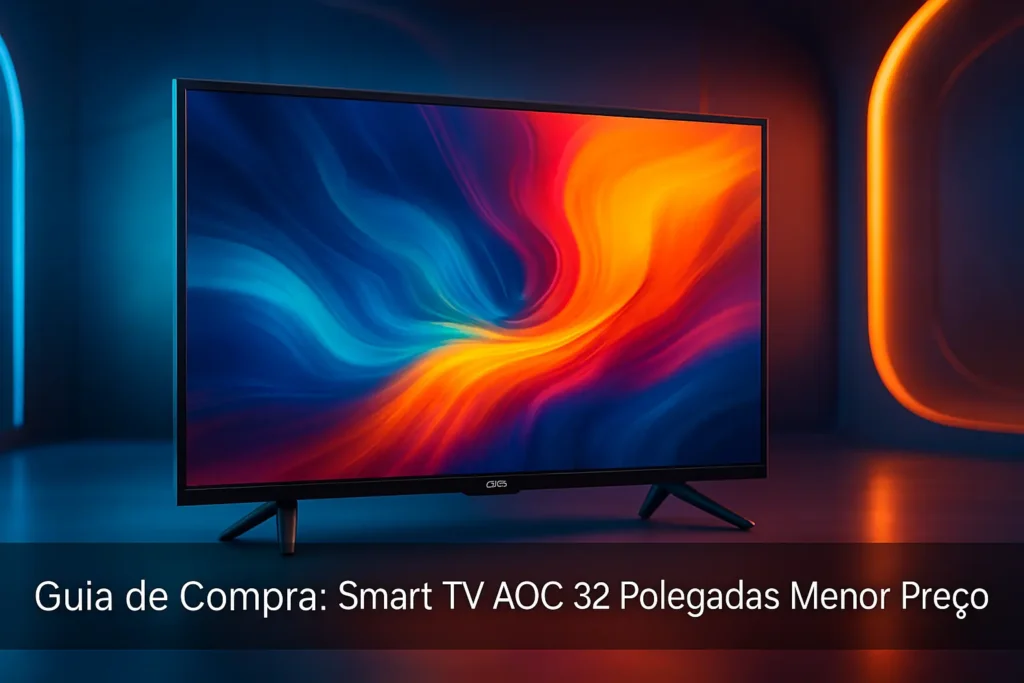Oferta imperdível: 5 smart TVs AOC 32" com menor preço