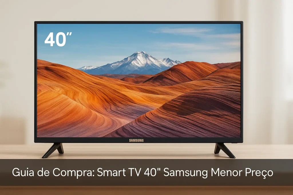 Nota máxima ★5: 5 smart TVs 40'' Samsung aprovadas pelos usuários