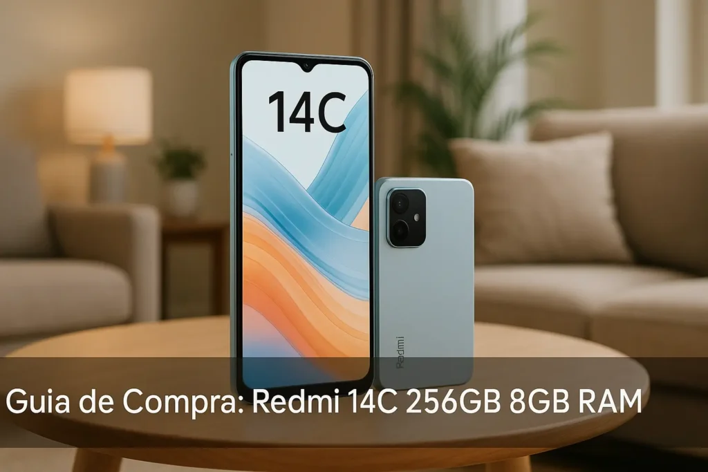 Potência acessível: 5 celulares Redmi 14C 256GB 8GB RAM comparados