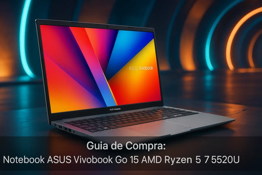 Desempenho surpreendente: 5 ASUS VivoBook Go 15 com Ryzen 5