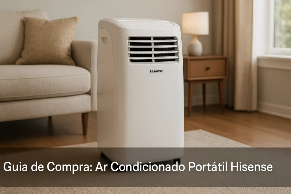 Ar condicionado portátil Hisense: 5 modelos com Wi-Fi e praticidade