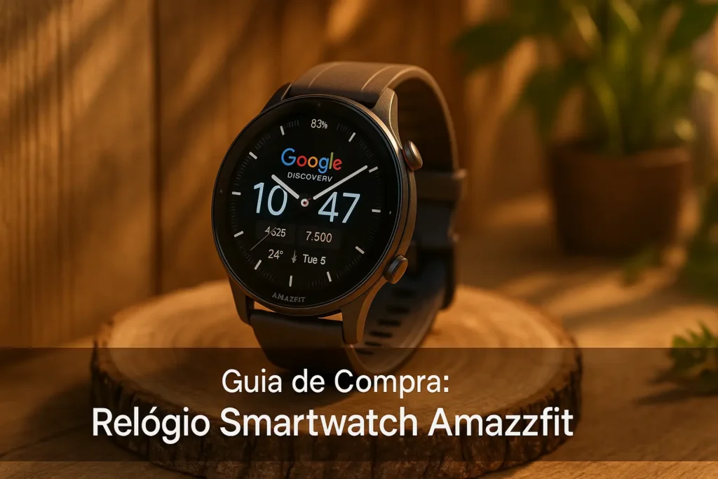 Top 5 relógios smartwatch Amazfit com Alexa e bateria duradoura