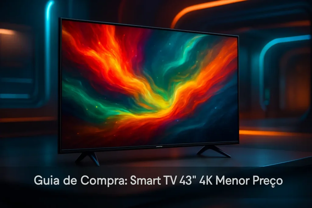 5 Melhores Smart TVs 43'' 4K com Menor Preço