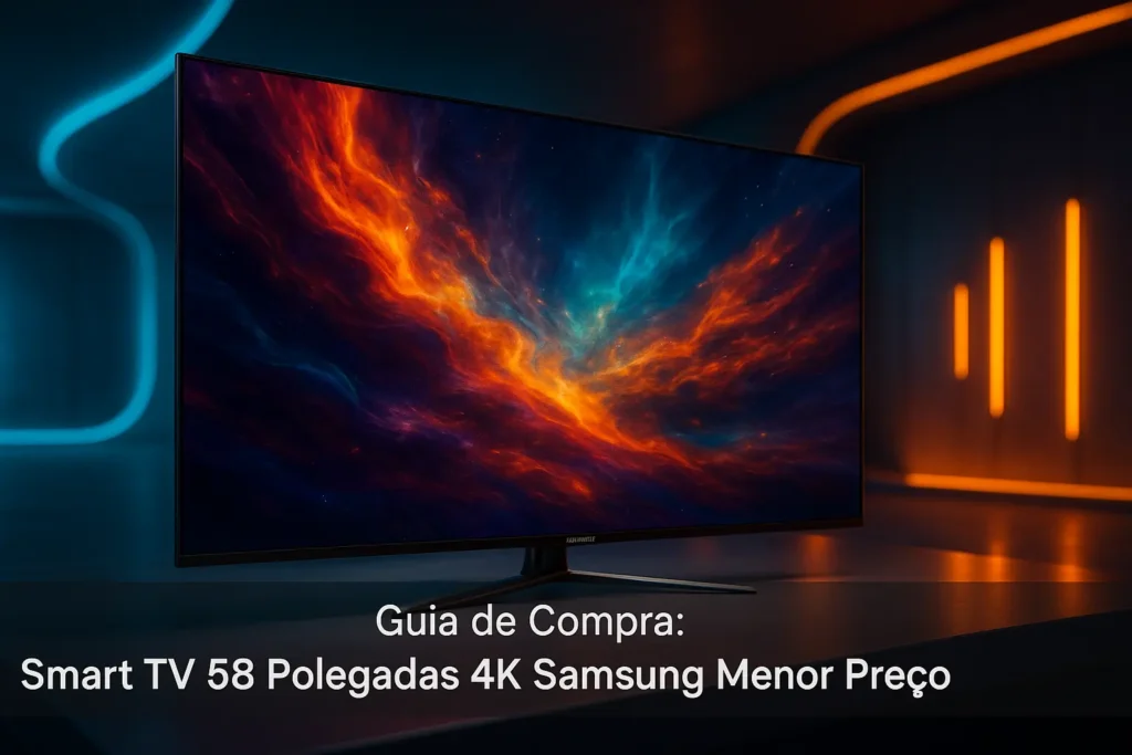 Smart TV 58 polegadas 4K Samsung menor preço: veja 5 opções confiáveis