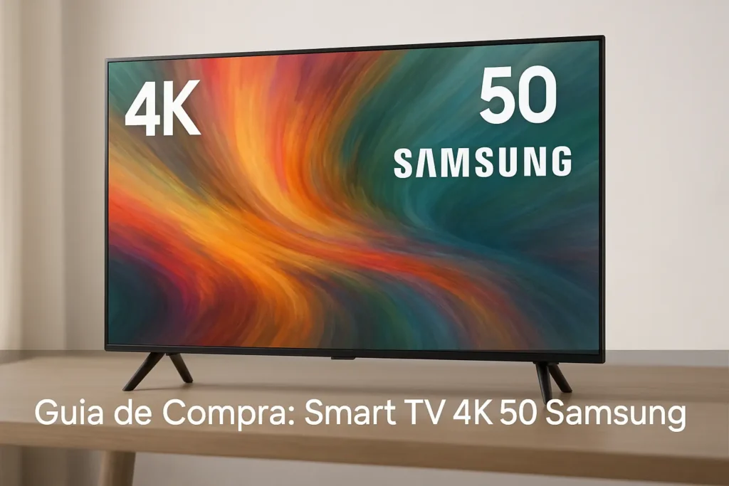 5 Smart TVs 4K 50" Samsung Que Valem Cada Polegada