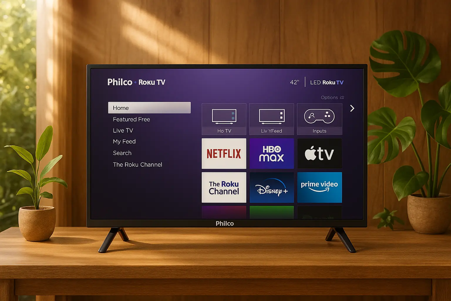 Melhor smart TV 42 Philco PTV42M9GR2CMB LED Roku TV com Dolby Audio
