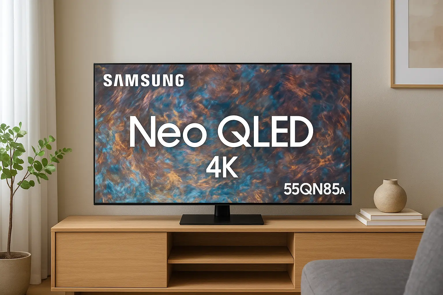 Samsung smart TV 55 Neo QLED 4K 55QN85A barato e bom recomendados por especialistas