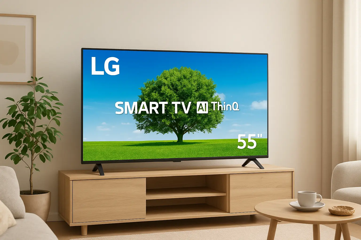 Nota máxima ★5: 5 LG Smart TVs AI ThinQ 55" aprovadas pelos usuários