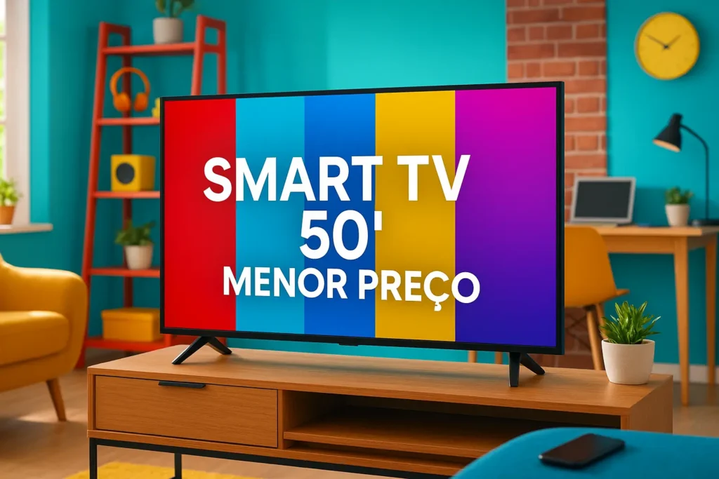 5 Smart TVs 50" com Menor Preço e Ótimo Desempenho
