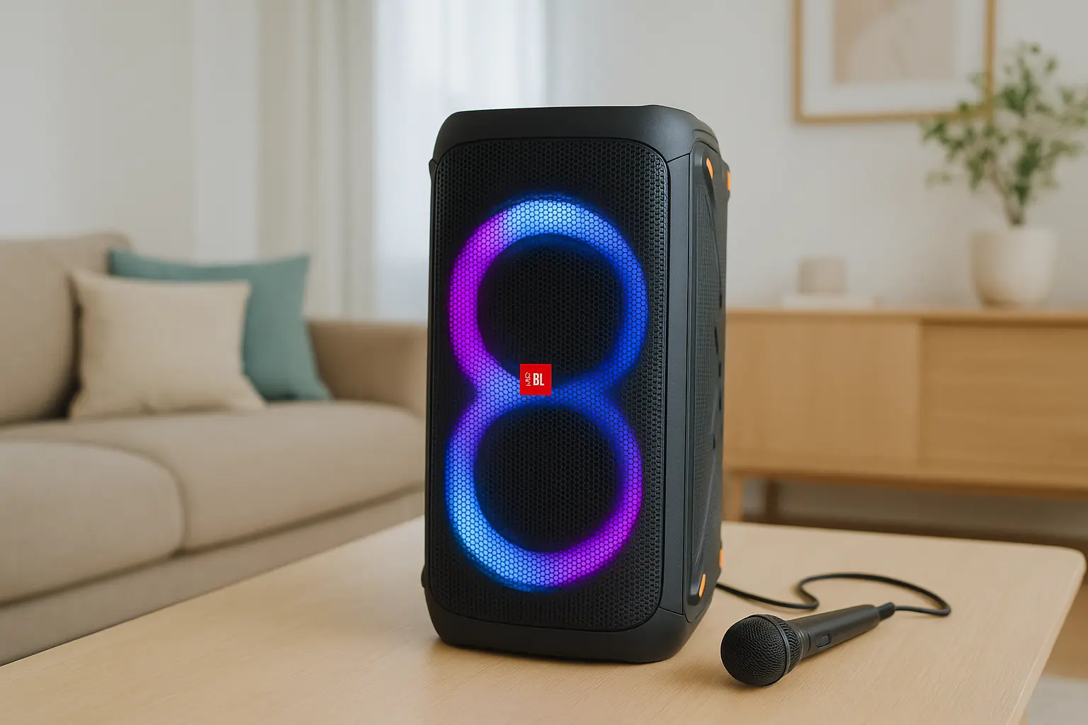 Nota máxima ★5: 6 JBL PartyBox com microfone aprovados pelos usuários