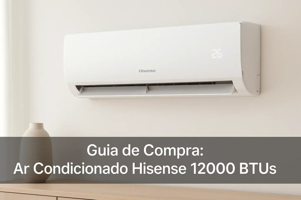 Ar-condicionado Hisense 12000 BTUs: 5 Melhores com Wi-Fi e Silêncio Incrível