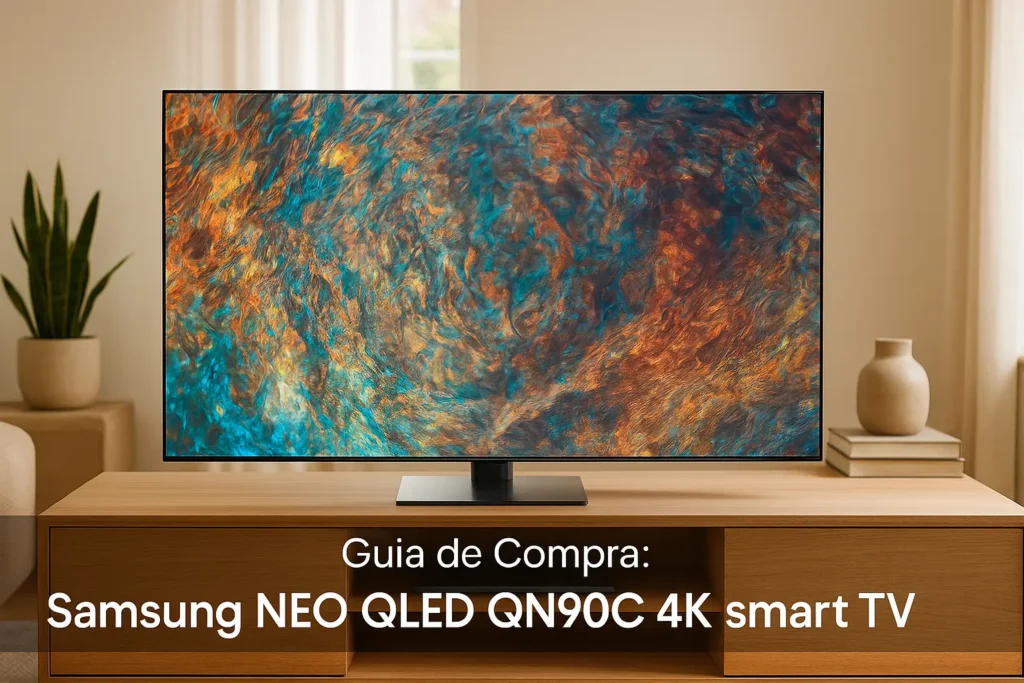 Qualidade e tecnologia: 5 Samsung NEO QLED qn90c 4k smart TV com inteligência artificial em destaque