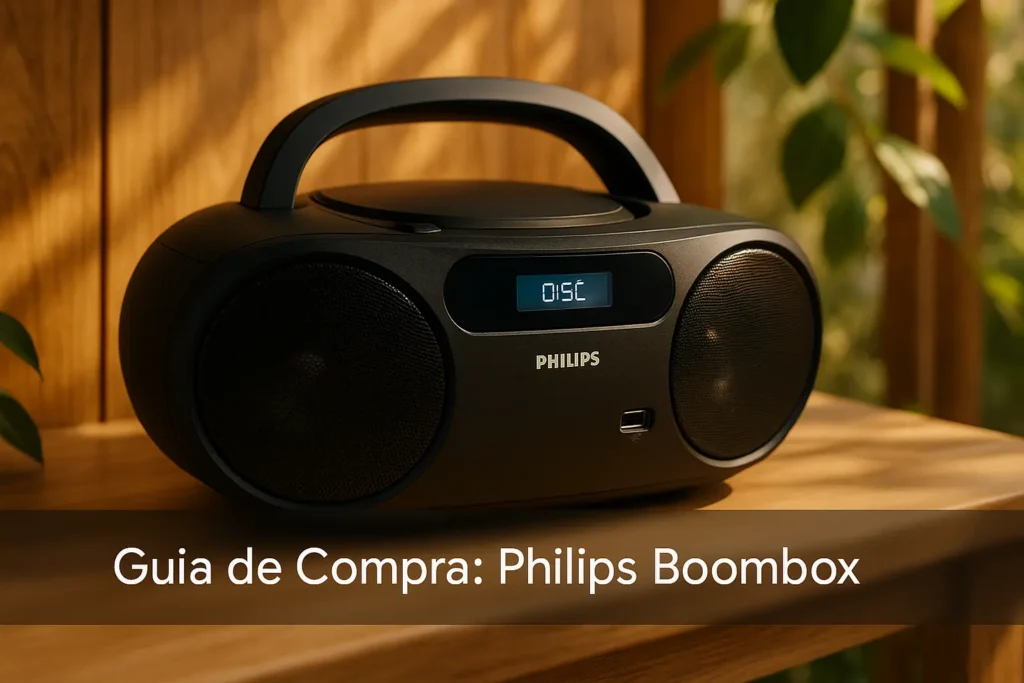 5 Boombox Philips com som potente e versatilidade real
