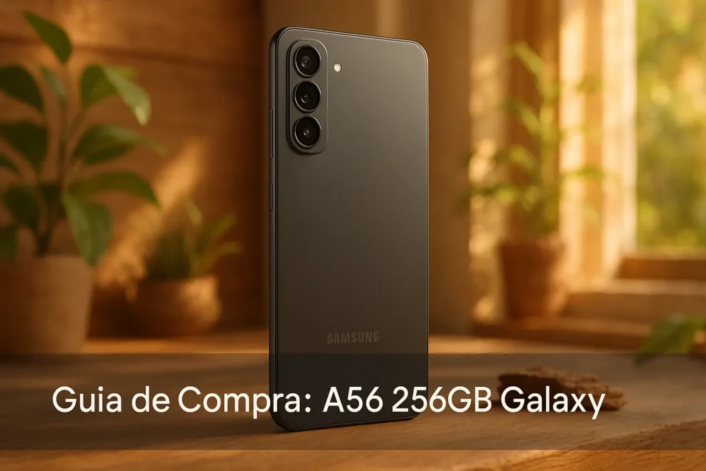 Galaxy em Alta: 5 Smartphones Samsung com A56 256GB que Valem o Investimento