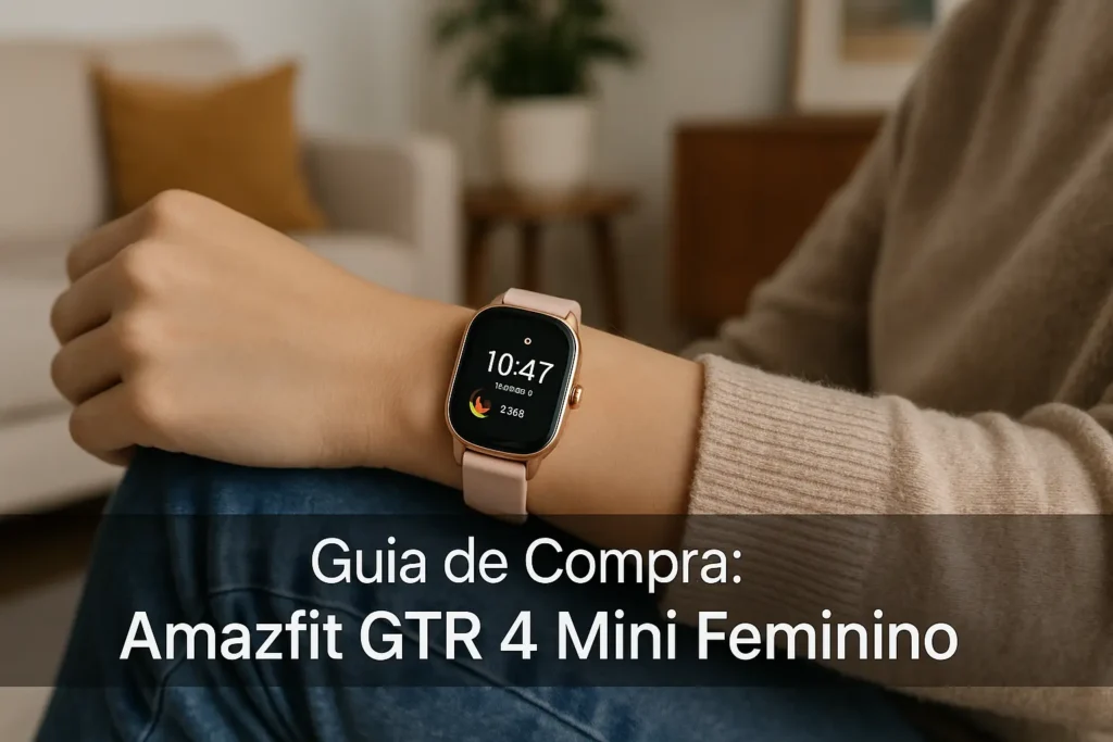5 pulseiras Amazfit GTR 4 Mini Feminino ideais para conforto e estilo