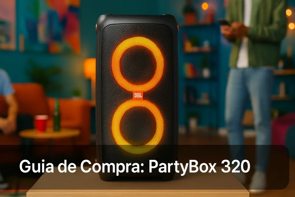 Qual comprar? 5 partybox 320 JBL analisadas em 08/08/2025