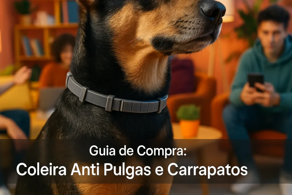 Melhor coleira anti pulgas e carrapatos com proteção prolongada