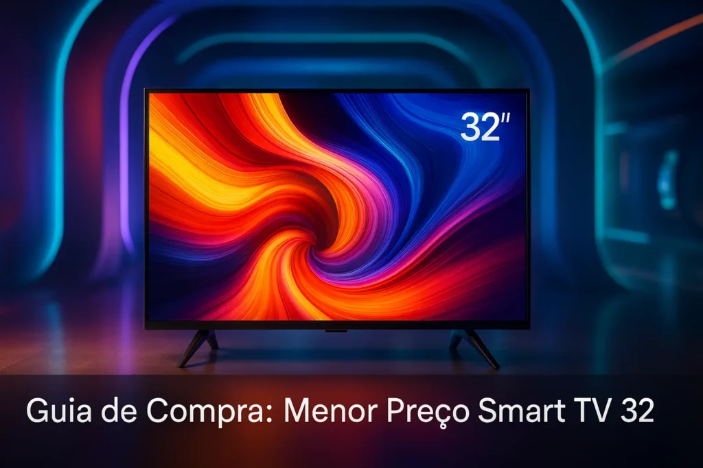 Menor preço smart TV 32: Top 5 para comprar já