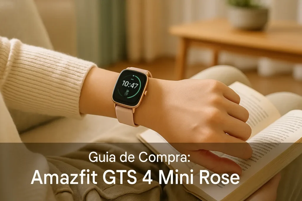 Elegância no Pulso: 5 Pulseiras Compatíveis com Amazfit GTS 4 Mini Rose