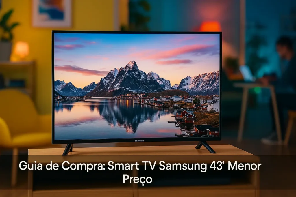 Smart TV Samsung 43: 5 modelos com menor preço em 2025