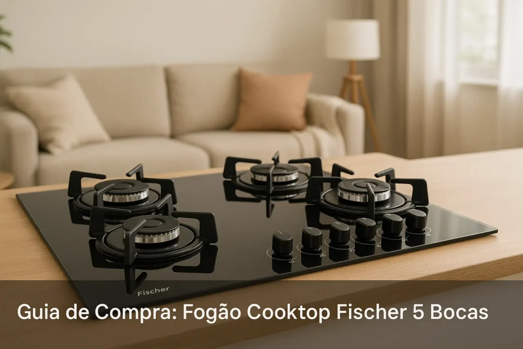 5 Melhores Fogões Cooktop Fischer 5 Bocas