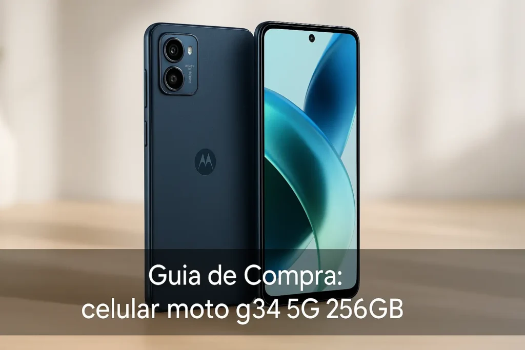 Celular Moto G34 5G 256GB: 5 modelos imbatíveis para 2025