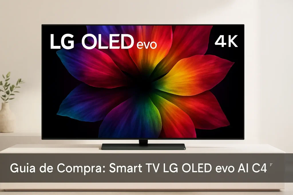 5 Smart TV LG OLED EVO AI C4 4K 65 para 2025