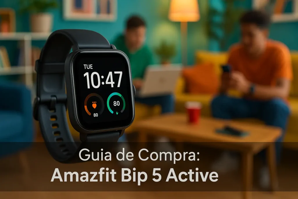 5 Amazfit Bip 5 Active que entregam mais por menos