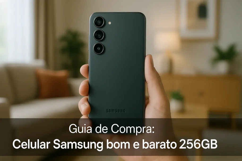 Celular Samsung bom e barato 256GB: Top 5 modelos atualizados