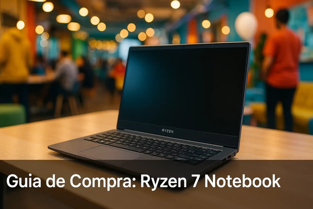Ryzen 7 Notebook: desempenho e durabilidade acessíveis