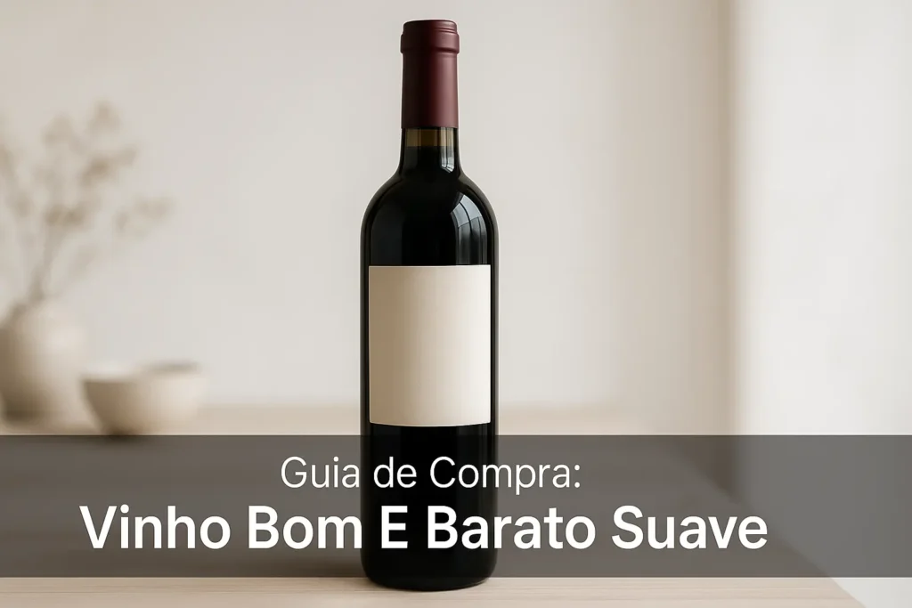 5 Vinhos Bons e Baratos Suaves que Surpreendem no Sabor