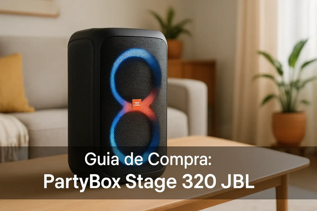 PartyBox Stage 320 JBL: som potente e luzes para todas as festas