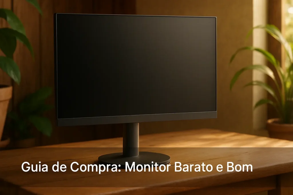 5 monitores baratos e bons perfeitos para economizar com qualidade