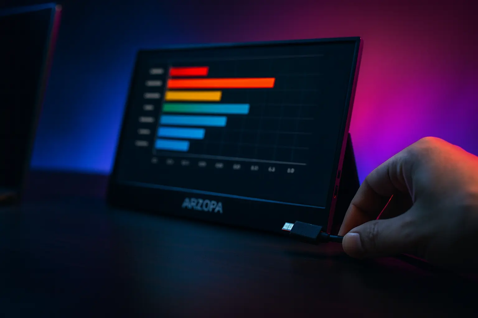 Portabilidade e Imagem: 3 Monitores Arzopa 16.1