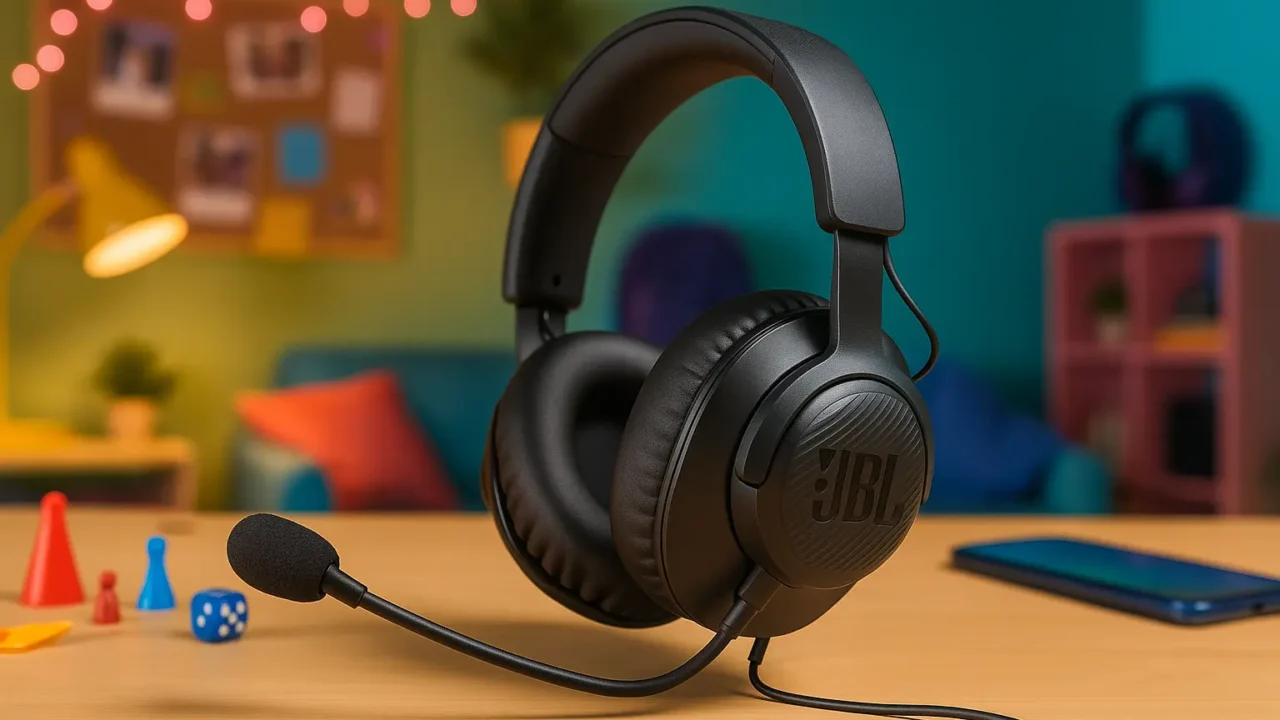 6 acessórios JBL Quantum 100 com microfone compatível em 2025