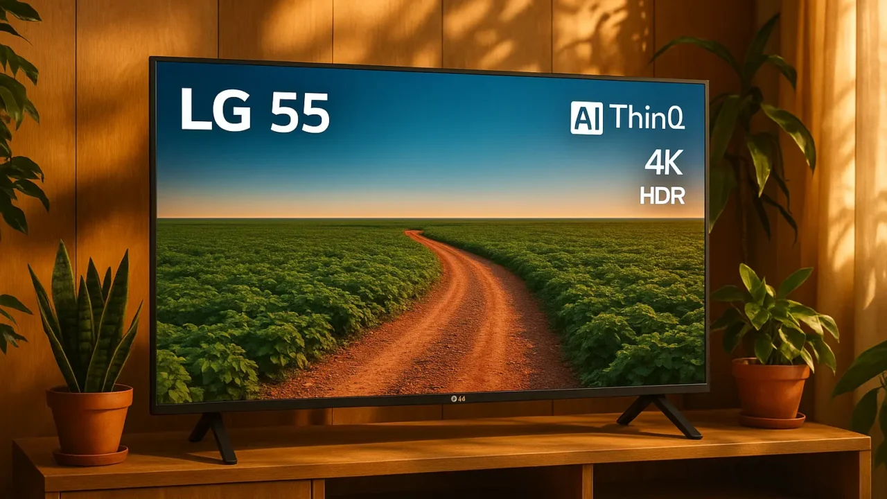 Custo-benefício: 6 smart TV LED 55 LG ThinQ AI 4K HDR