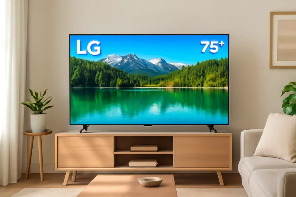 Compactos e poderosos: 6 Smart TVs 75 polegadas LG para sua sala
