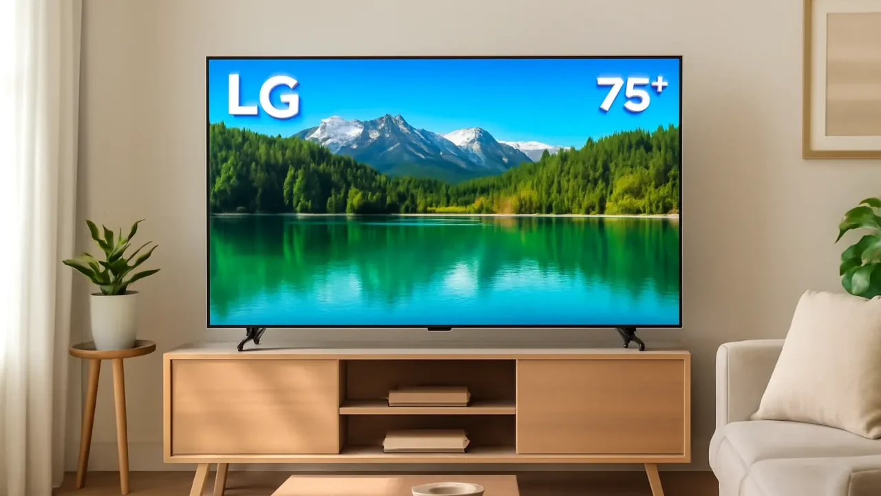 Compactos e poderosos: 6 Smart TVs 75 polegadas LG para sua sala