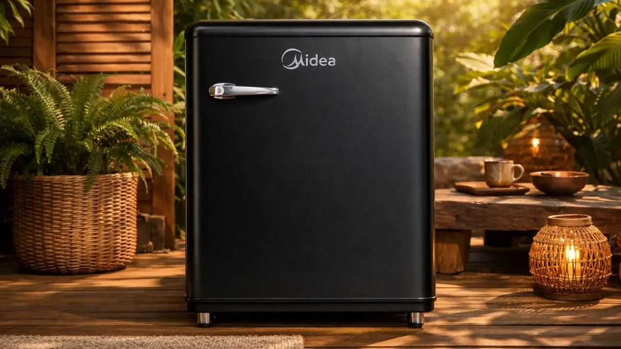 Descontos de até 20%: 3 Frigobares Retrô Midea em oferta especial
