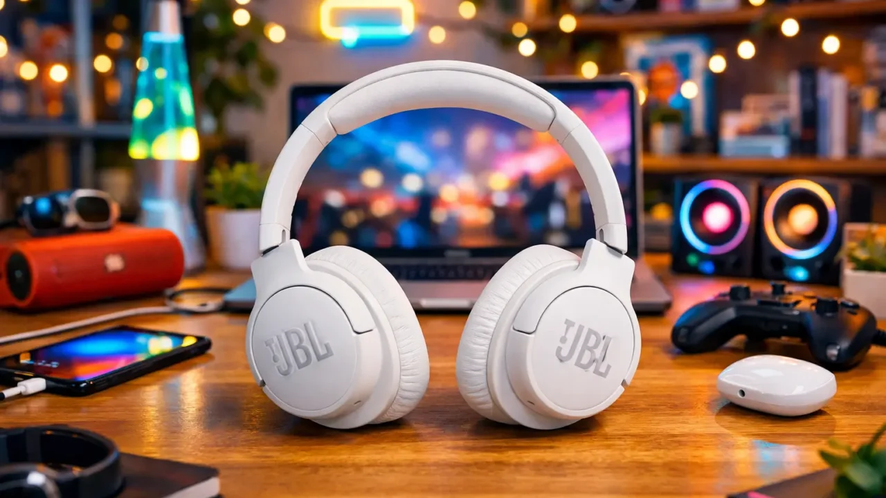 Bateria que dura: 6 fones de ouvido JBL branco para um dia inteiro