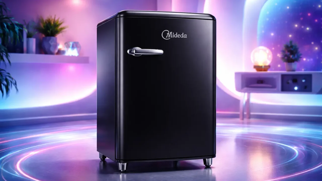 Frigobar Retrô, 95L, Preto, 110V, Midea, MRV10P1 até R$1.500: 3 escolhas com avaliações ★4,5