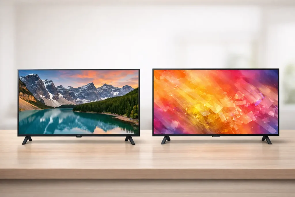 LG UHD 43" vs Samsung Crystal UHD 50": Qual TV oferece mais por menos?