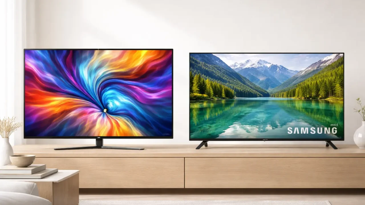 Samsung Vision AI TV 55" QLED 4K vs Samsung Smart TV 50" Crystal UHD 4K: Qualidade de Imagem ou Tecnologia de Processamento?