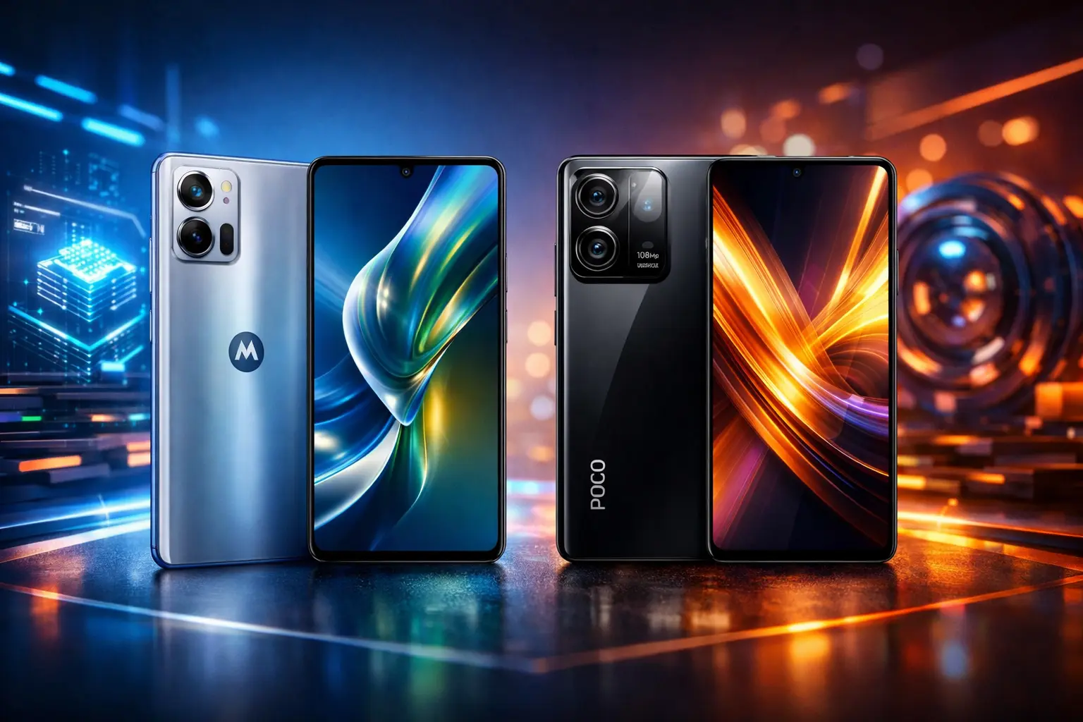 Motorola Moto G75 5G vs Xiaomi Poco X7 Pro 5G: Desempenho ou Câmera?