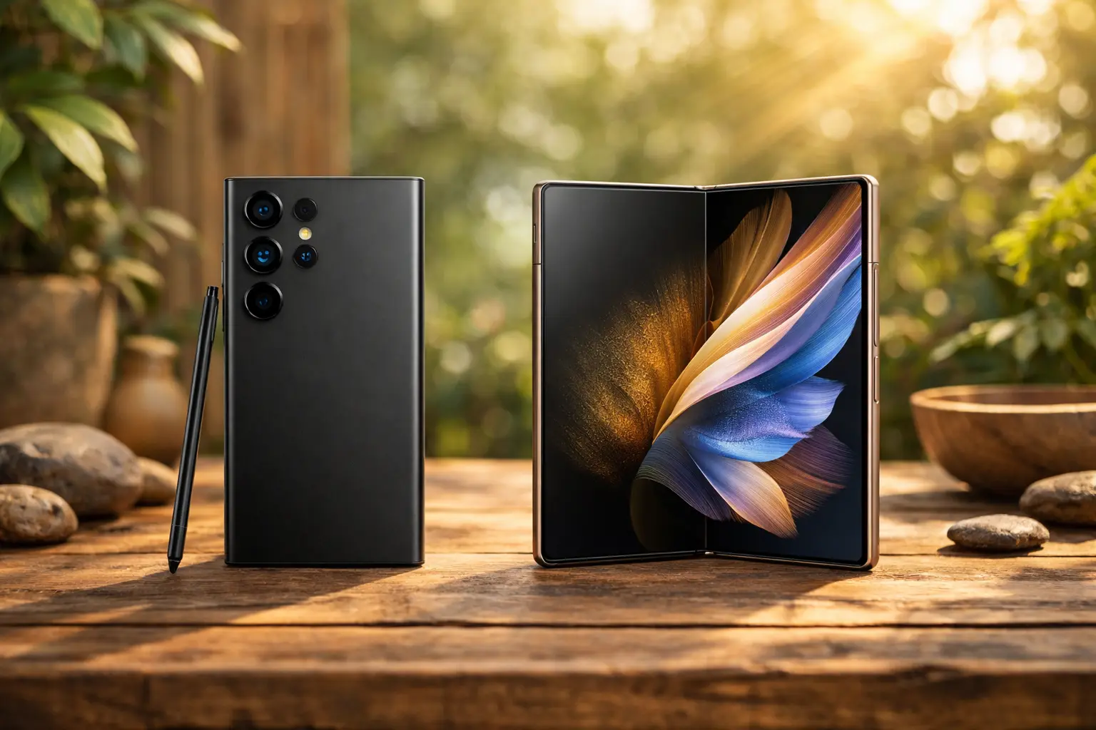 Samsung Galaxy S25 Ultra 5G vs Samsung Galaxy Z Fold6: Desempenho ou Design?