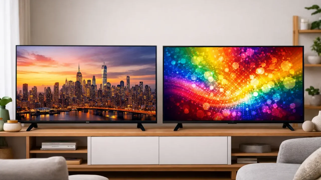 LG 65UA85 vs Samsung 65Q60D: 4K Super Upscaling ou Pontos Quânticos?