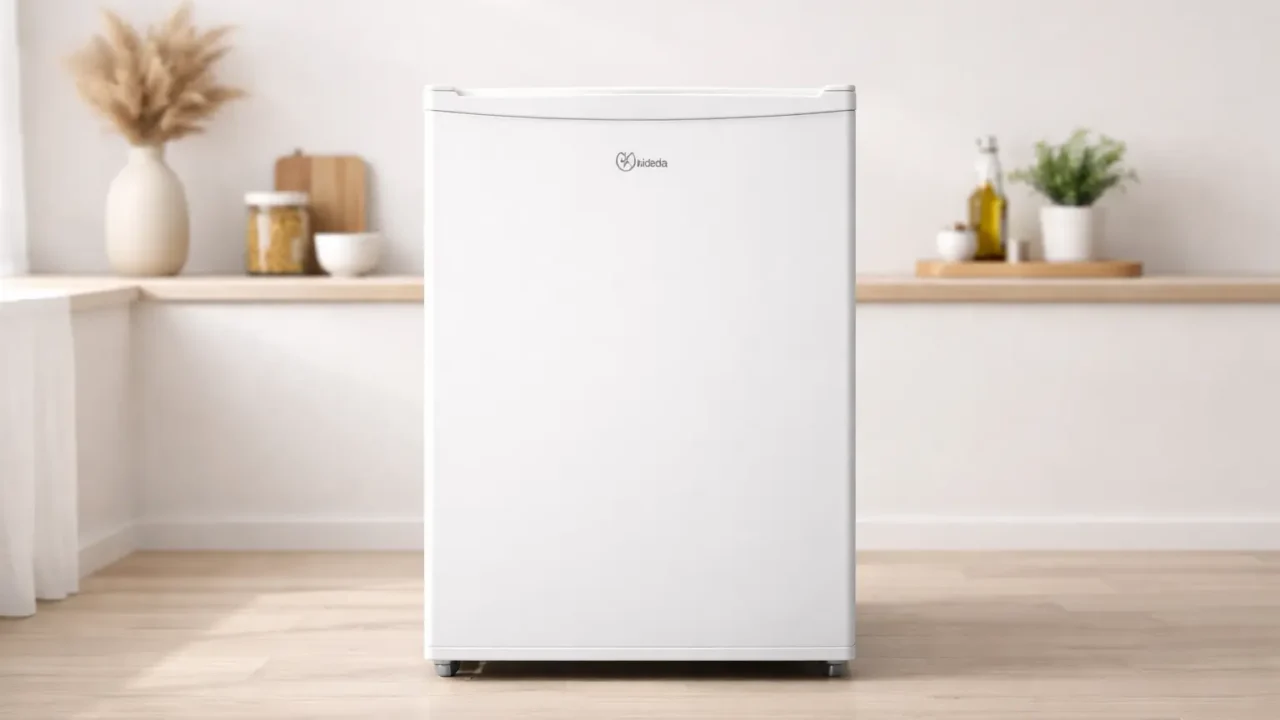 Promoção relâmpago: 3 Frigobares Midea até R$1.099,00 (válido 01/10/2026 17:24:47)