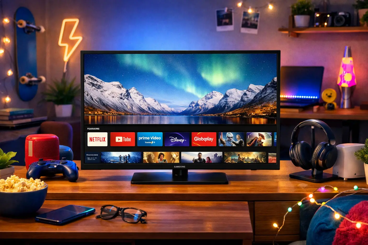 Samsung Smart TV 32" HD até R$1.029: 6 escolhas com avaliações ★4,5