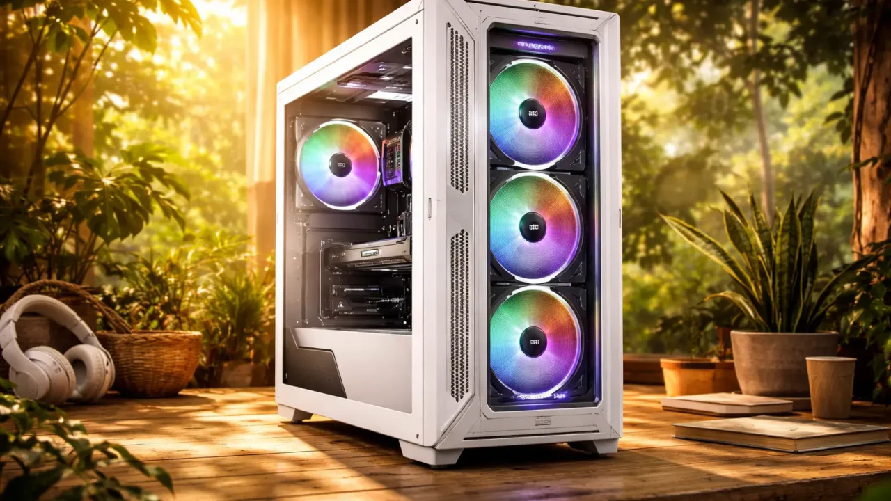 Design premium: 6 gabinetes gamer por preço justo em 2026